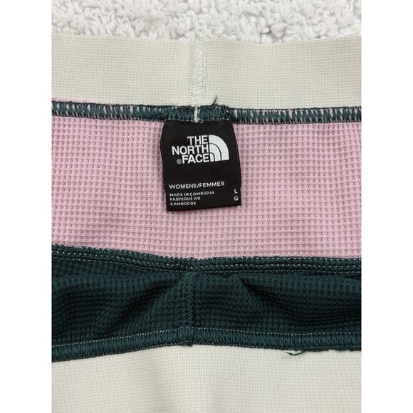 The North Face Colorblock Waffle Base Layer Pants Womens XL Thermal Knit Bottom - Picture 3 of 8
